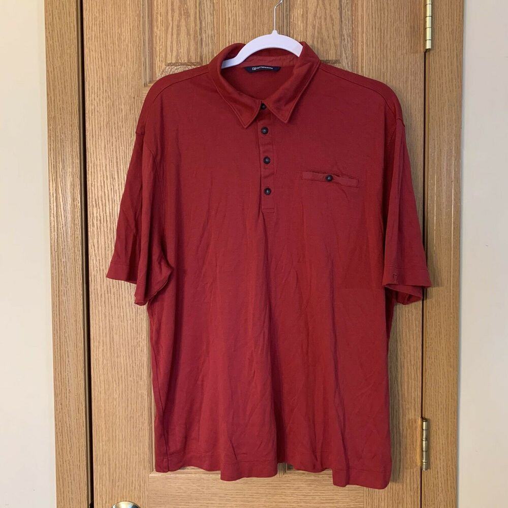 Men's Cutter & Buck Golf Pocket Polo Shirt XL